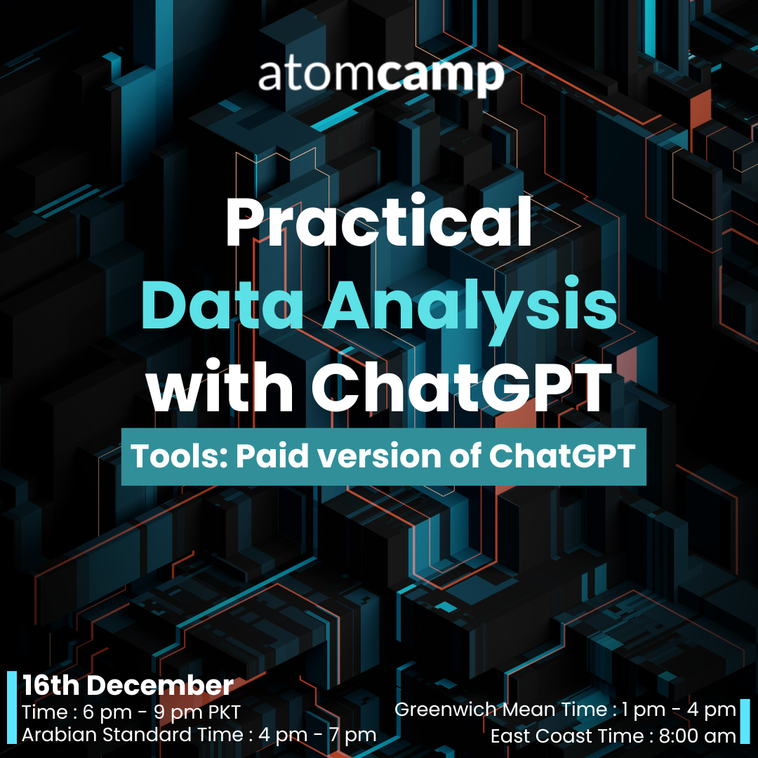 Practical Data Analysis With ChatGPT | Atomcamp